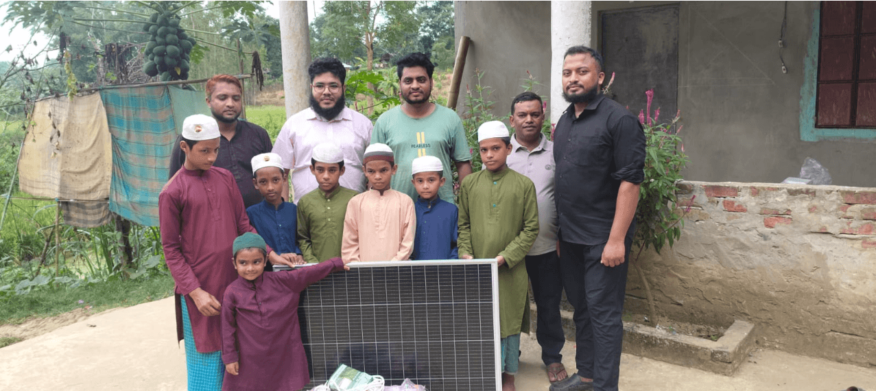 Your donation has lit up an orphanage in a remote area with solar lights.